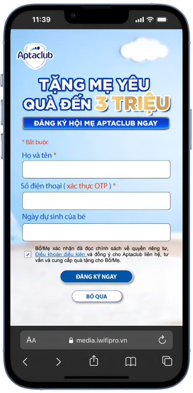 Survey fill form step